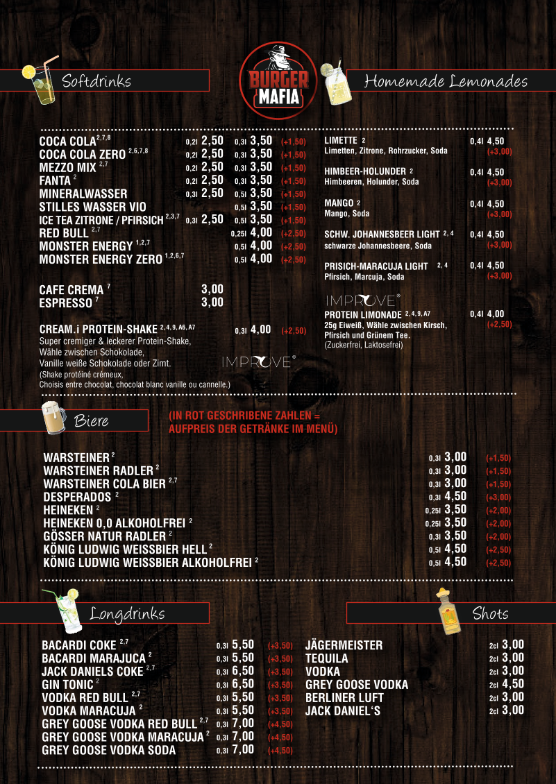 Menu Burger Mafia - Saarbrucken-2