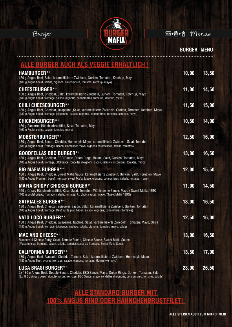 Menu Burger Mafia - Saarbrucken-6