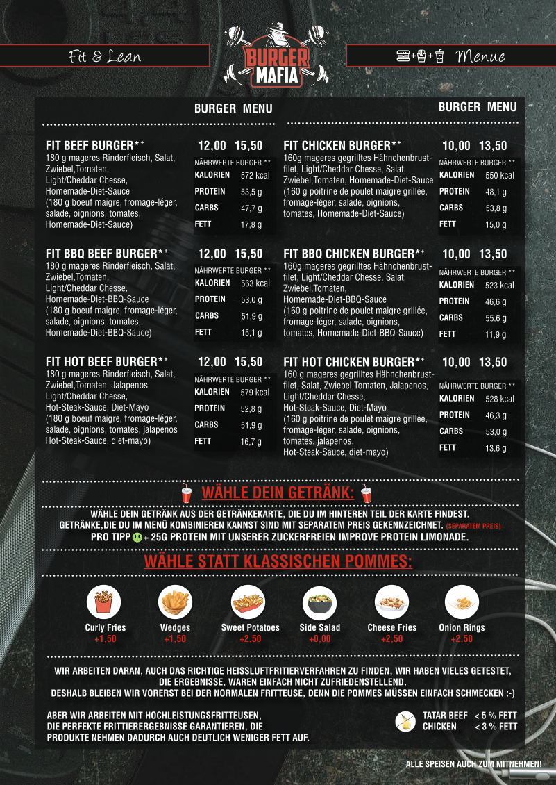 Menu Burger Mafia - Saarbrucken-7